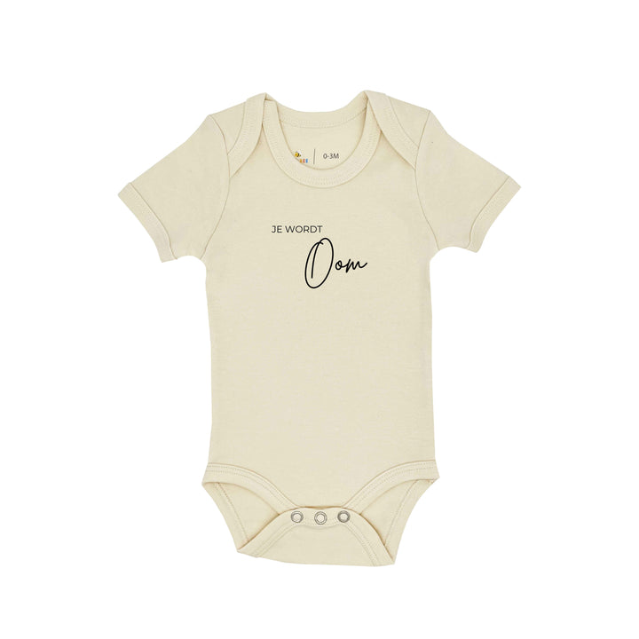 Romper Je Wordt Oom | Beige