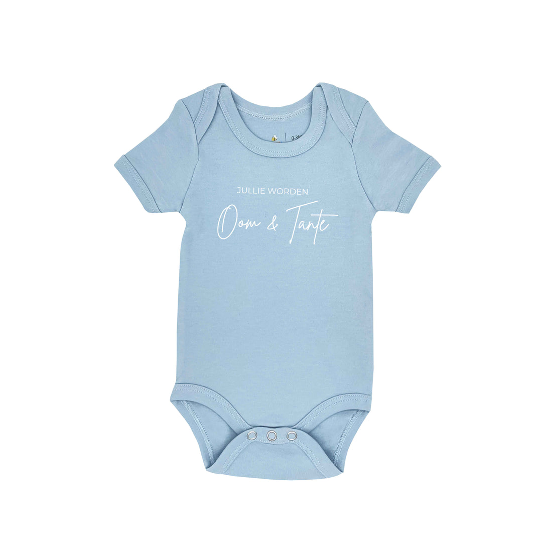 Romper Jullie Worden Oom & Tante | Blauw